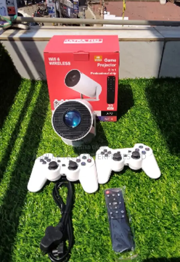 HY300 Mini Projector - Android 11, HD 1080p - 1