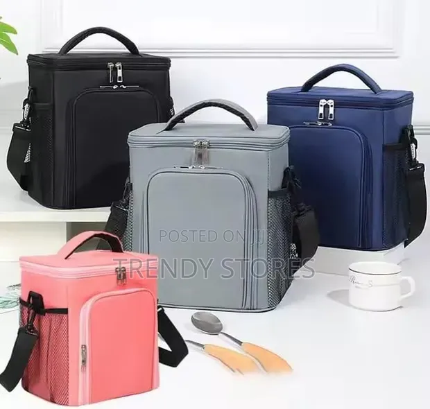 Large Insulated Lunch Bag - Corduroy - 1