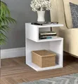 Joy S-Shaped Side Drawer - Modern Bedside Table - 1