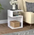 Joy S-Shaped Side Drawer - Modern Bedside Table - 2