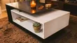 Victoria Black Living Room Coffee Table - 2