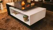 Victoria Black Coffee Table - 1