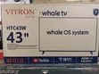 Vitron 43 Inch Whale TV | HTC43W | New 2026 Model - 2