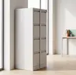4-Drawer Office Storage Cabinet with Bar - White - 2