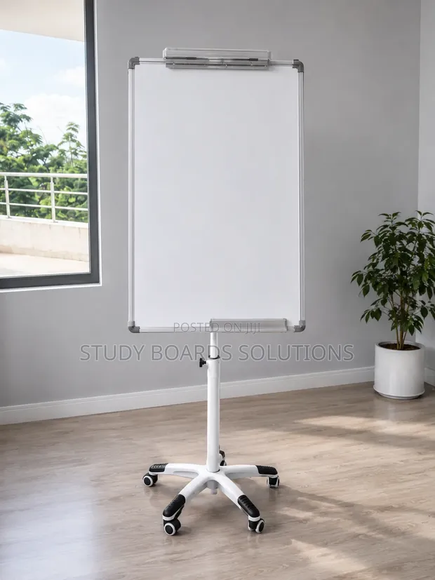 Wheeled Flipchart Stand - Mobile Presentation Solution - 1