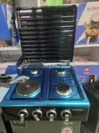 Em Table Top 3+1 Standing Cooker - Black - 2