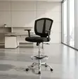 Ergonomic High Swivel Office Cashier Chair - 1