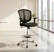 Ergonomic High Swivel Office Cashier Chair - 4