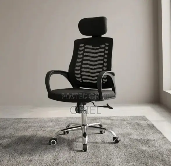 Modern Office Chair: Adjustable Swivel Chair - 1