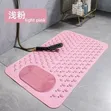 Anti-Slip Bathroom Mat with Foot Scrub Pad (45x60cm) - 1