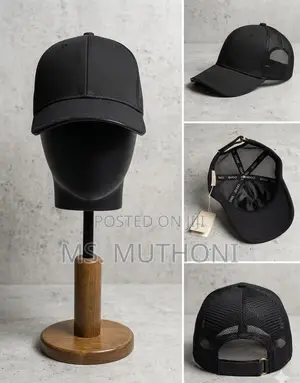 Classic Black Mesh Trucker Cap