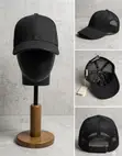 Classic Black Mesh Trucker Cap - 1
