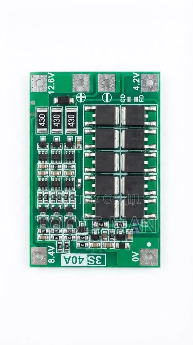 3S 40A Li-Ion Battery Protection Board BMS - 1