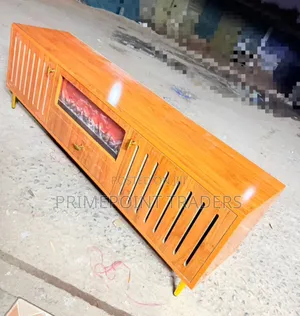 Luxury Modern TV Stand with Fireplace