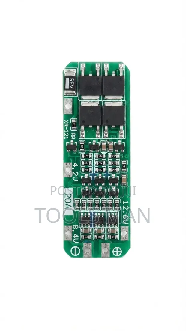 12.6V 3S 20A BMS Lithium Battery Protection Board - 1