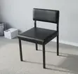 Stackable Catalina Guest/Study Chair - Black - 3