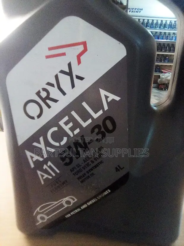 Oryx 5W-30 Fully Synthetic Petrol Engine Oil 4L - 1