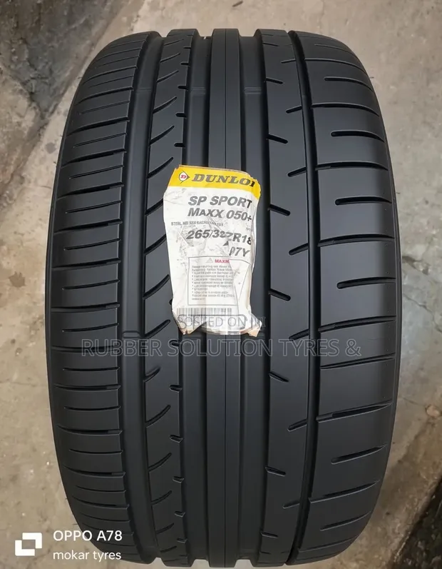 265/35 R18 Dunlop SP Sport 97Y Tyres (Made in Japan) - 1