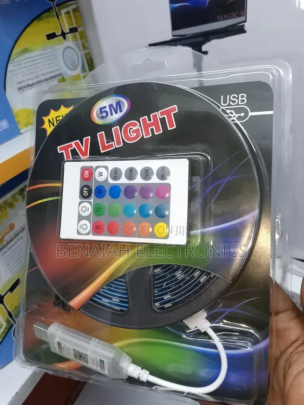 TV Light RGB Lighting with 12 Colors & USB - 1