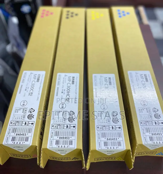 Ricoh Aficio MP C300 Toner Set - Brand New - 1