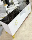Luxury Executive Box TV Stand - Marble Top - 1