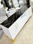 Luxury Executive Box TV Stand - Marble Top - 2