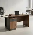 Executive Secretarial Desk - 1.2m Imported Brown - 1