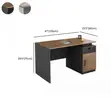 Executive Secretarial Desk - 1.2m Imported Brown - 2