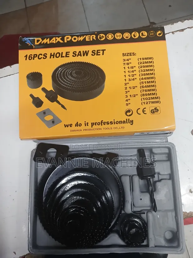16-Piece Dmax Power Hole Saw Set - 1