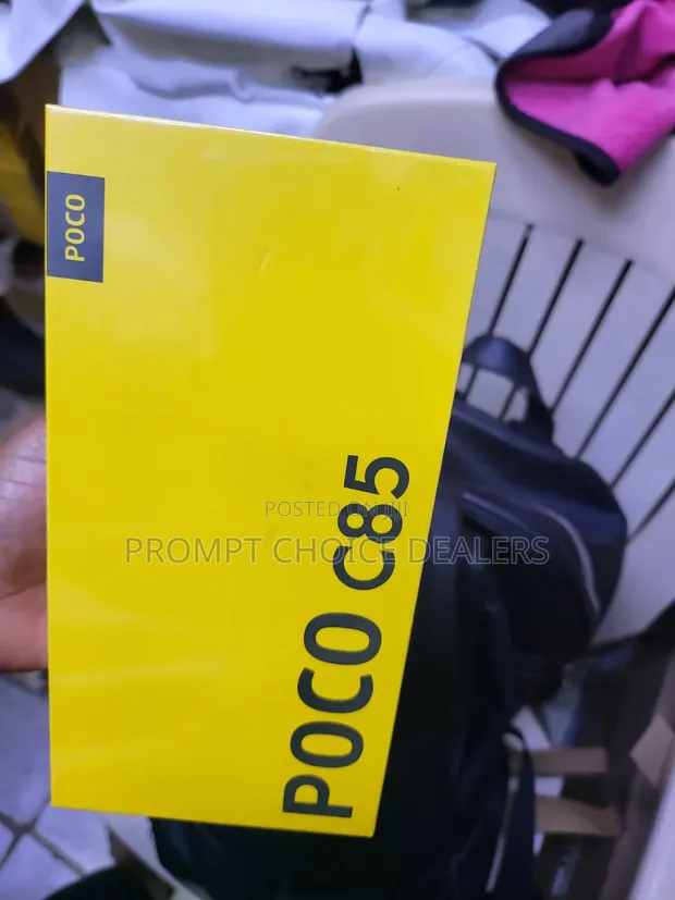 New Xiaomi Poco C85 4G 256GB Black - 1