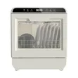 Portable Mini Dishwasher with Built-in Tank & Tap Connection - 1