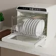 Portable Mini Dishwasher with Built-in Tank & Tap Connection - 2
