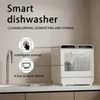 Portable Mini Dishwasher with Built-in Tank & Tap Connection - 5
