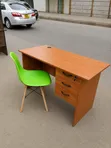 Office Desk with Drawers and Chair - 1