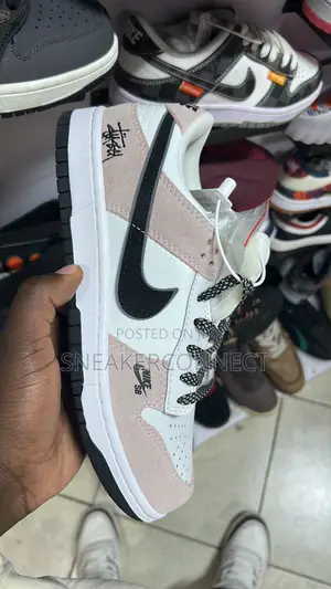 Stüssy x Nike SB Dunk Low "Cherry" Sneakers
