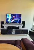 Modern Istanbul TV Stand - Black White - 2