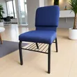 Royal Blue Fabric Church/Conference Chair - 2