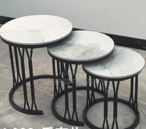 3-in-1 Executive Pure Marble Table