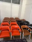 Modern PU Leather Restaurant Chairs - Mixed Colors - 2