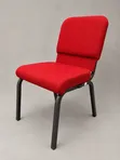 Red Fabric Church / Conference Chair - 1
