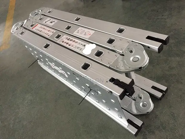 12ft Foldable Aluminium Ladder | 4x3 Multipurpose Ladder - 1
