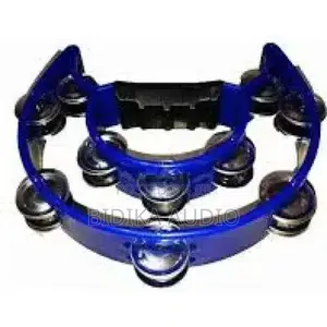 Double Row Tambourine with Metal Jingles