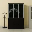 Executive File Cabinet - Brown Wood - 1