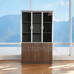 Executive File Cabinet - Brown Wood