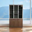 Executive File Cabinet - Brown Wood - 2