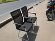 Black Mesh Visitors Chairs (Pair) - 1