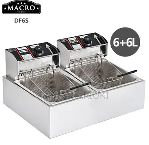 Macro Electric Deep Fryer 6Ltr + 6Ltr