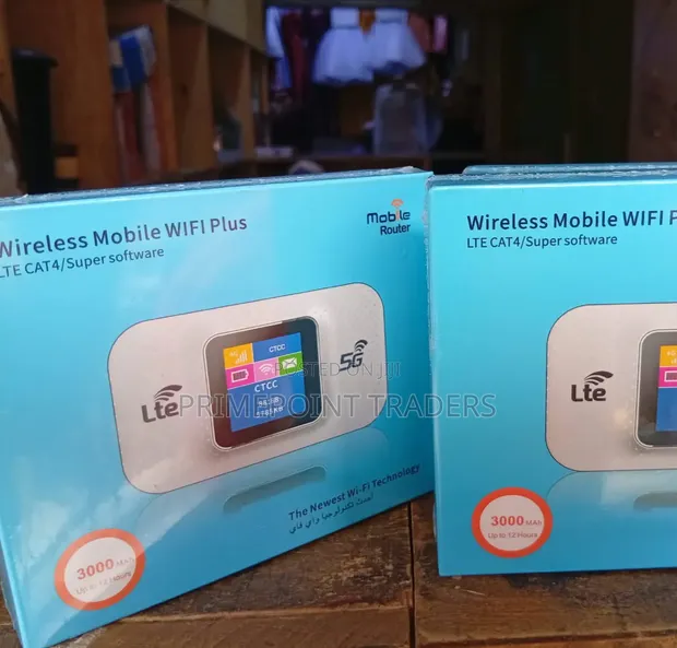 Portable 5G Wireless WiFi Router - Fast Internet Anywhere - 1