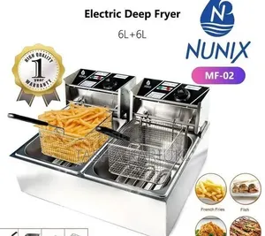 Nunix Electric Deep Fryer 6L + 6L MF-02