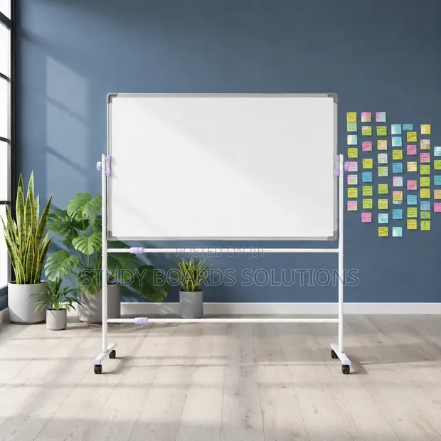4ft x 3ft Whiteboard with Rolling Stand - 1
